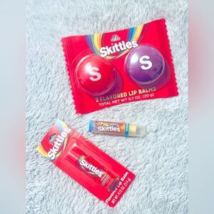 Skittles Macaron Lip Balm (2) & Lip Balm (2)